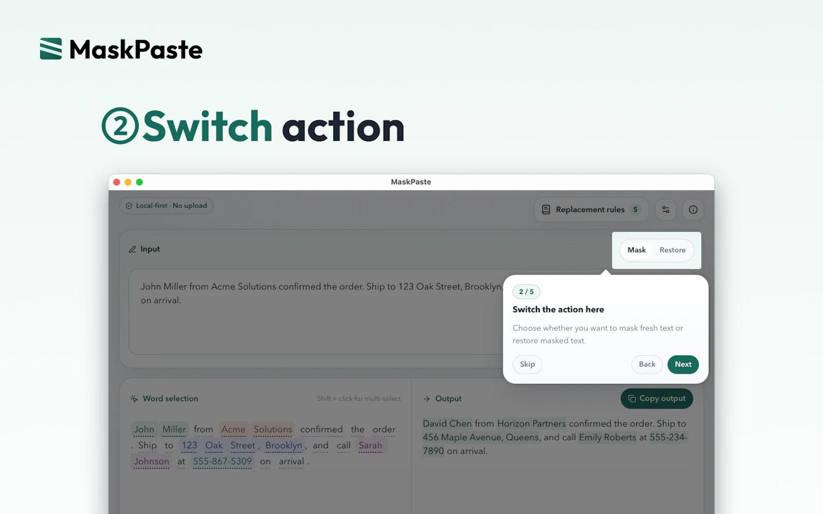 MaskPaste screenshot 4
