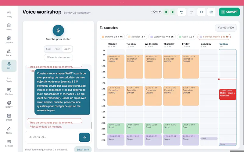 My AI Vocal Planner screenshot 7