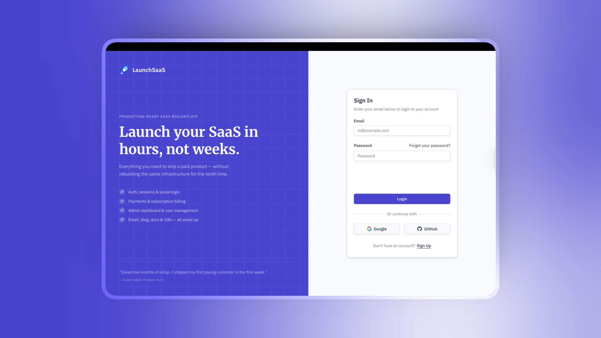 LaunchSaaS gallery image
