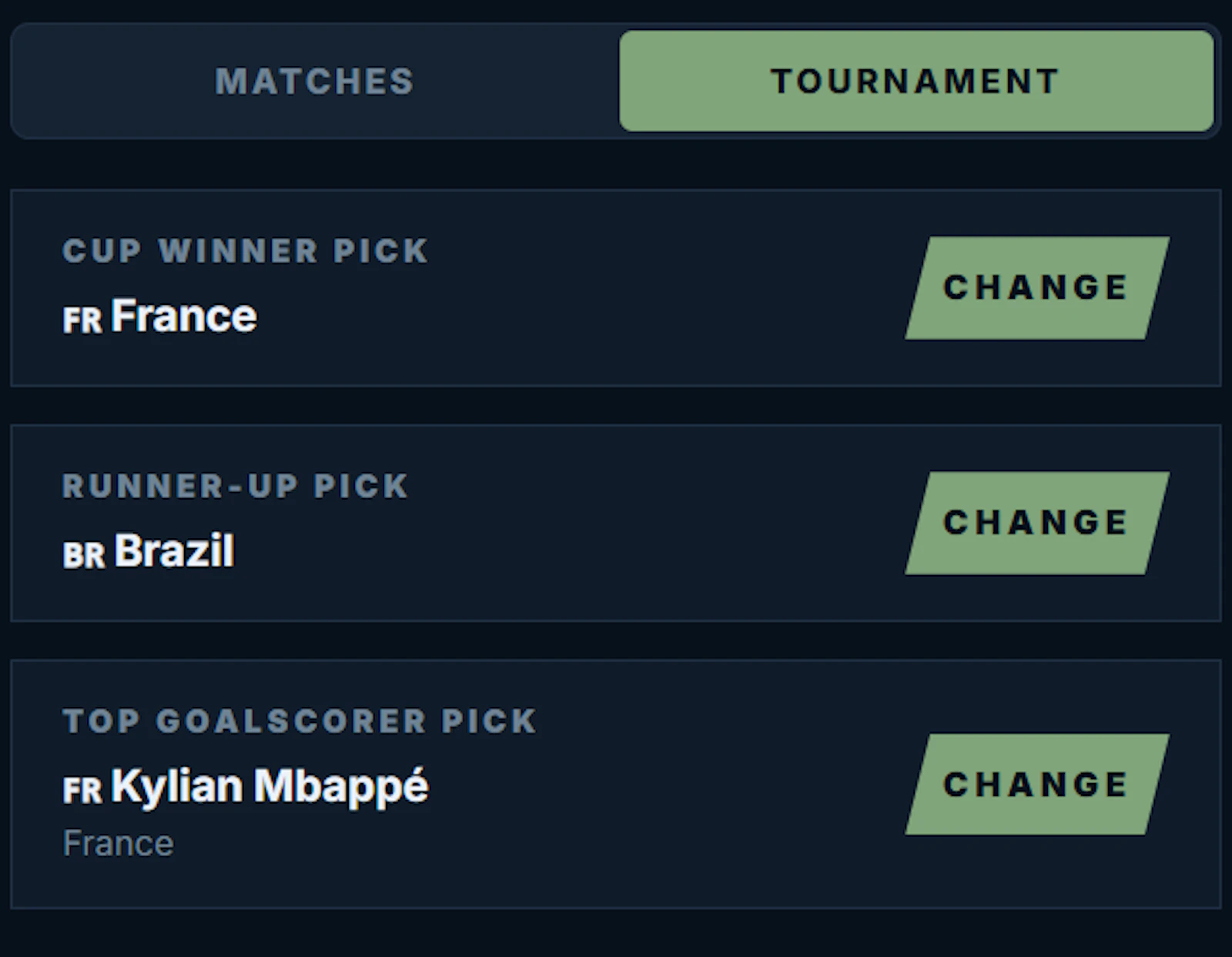 8kicks — World Cup 2026 Predictions screenshot 3