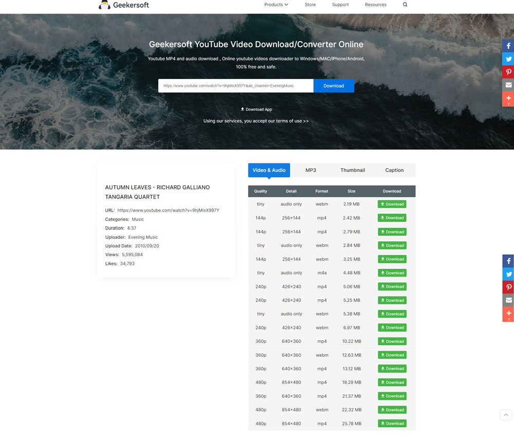 Geekersoft Free Video Downloader Online gallery image