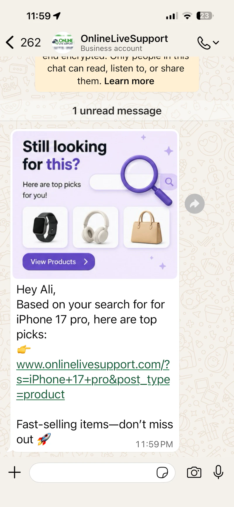 WhatsApp CRM - OnlineLiveSupport screenshot 12