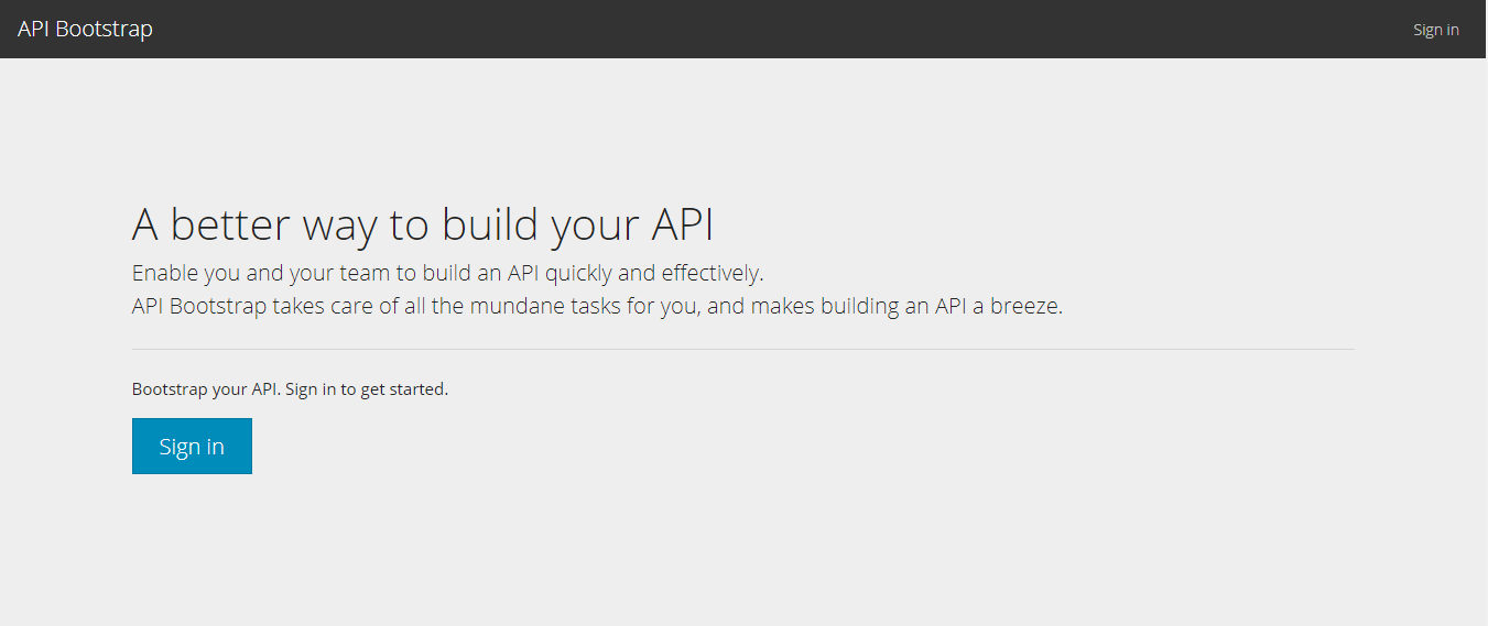 API Bootstrap gallery image