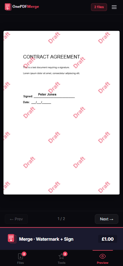 PDF Merge gallery image