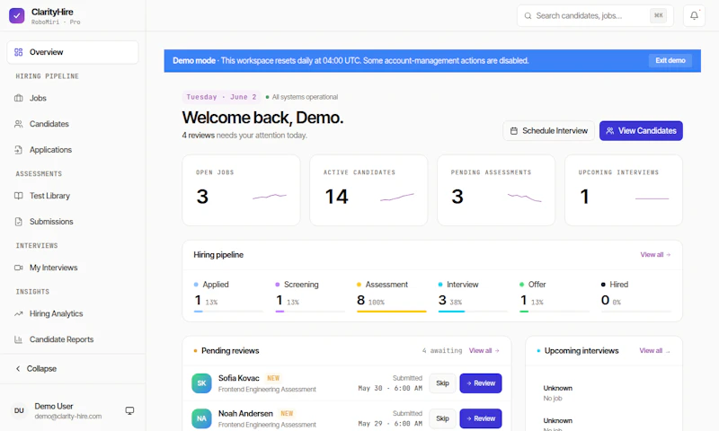 ClarityHire screenshot 7