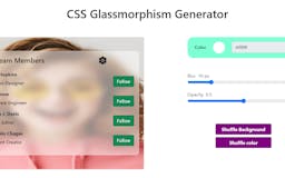 CSS Glassmorphism Generator media 2