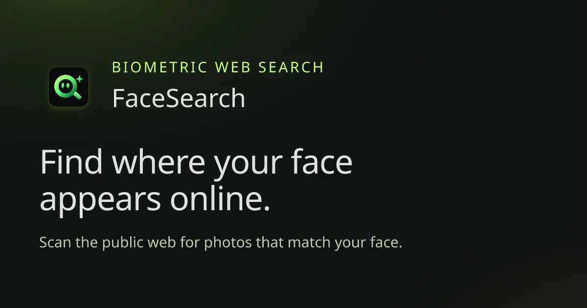FaceSearch gallery image