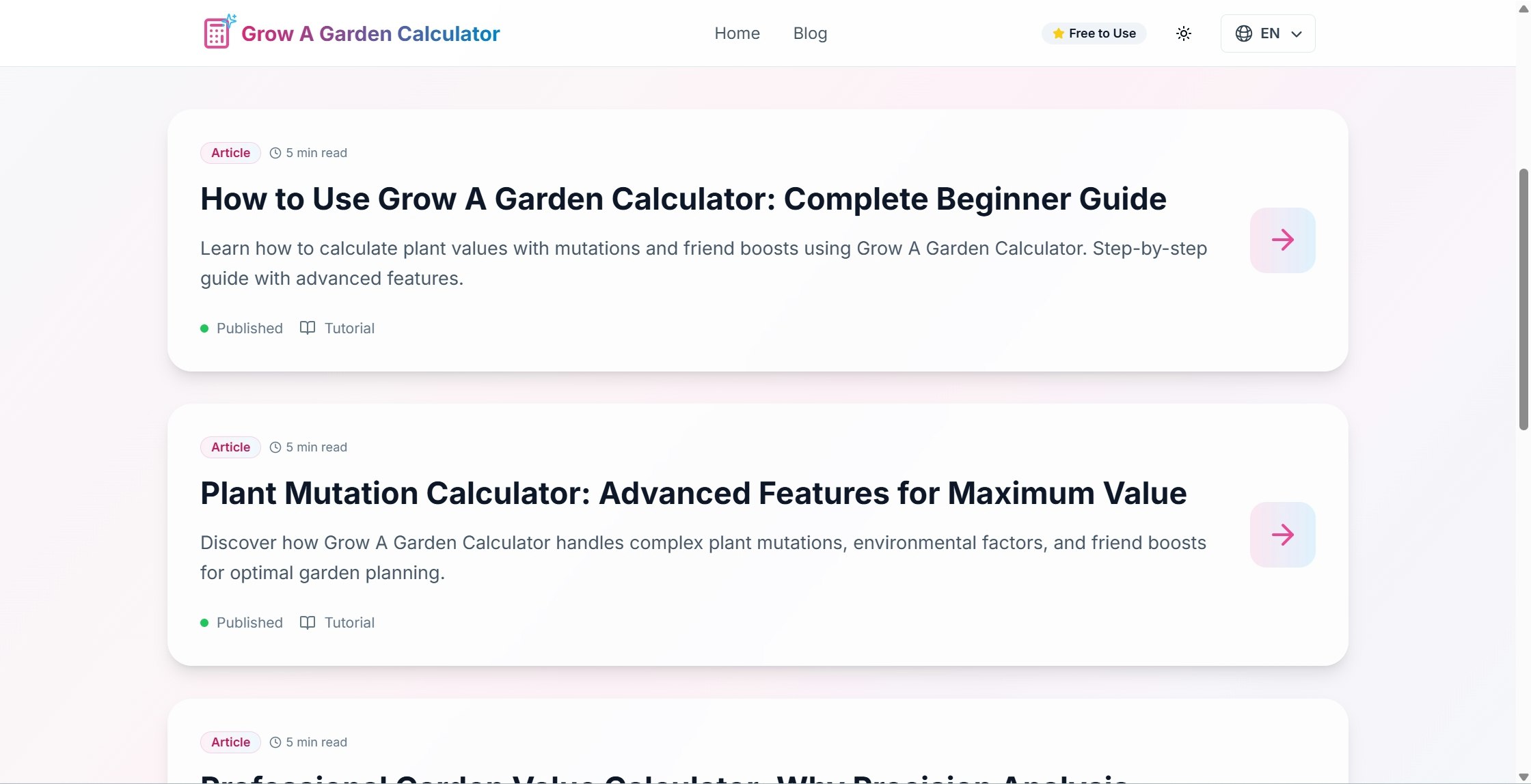 Grow a garden calculator gallery image