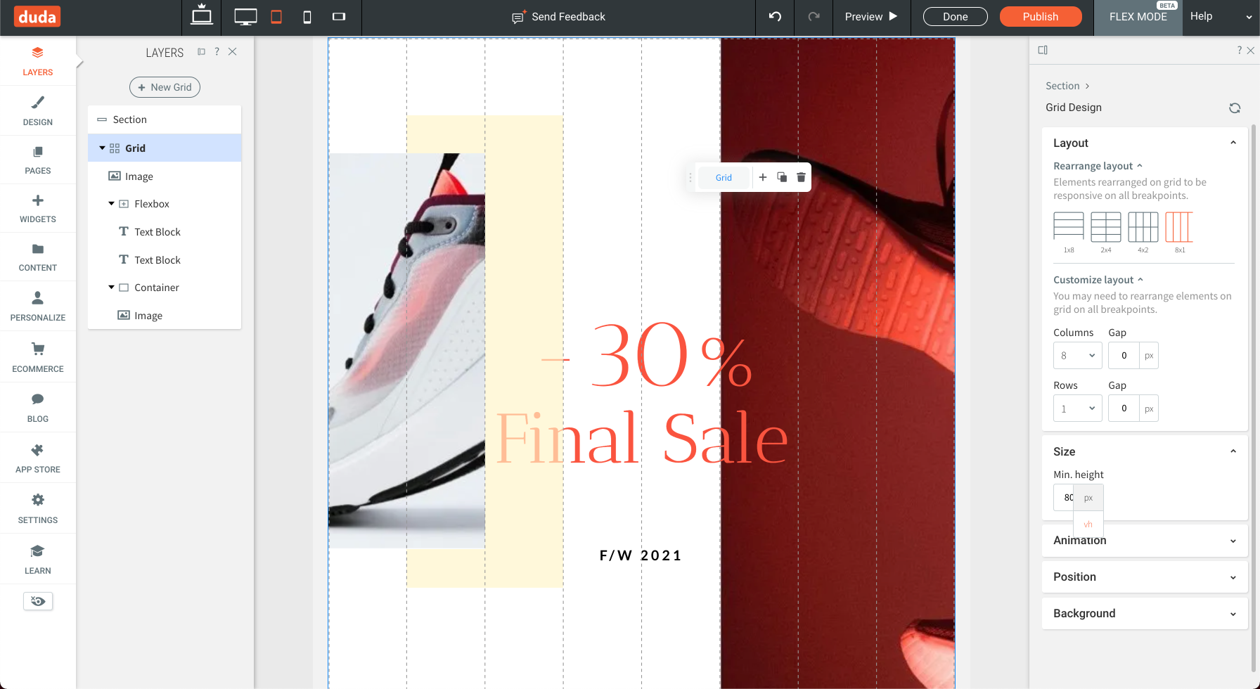 DudaFlex gallery image