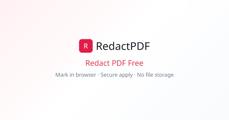 RedactPDF screenshot 1