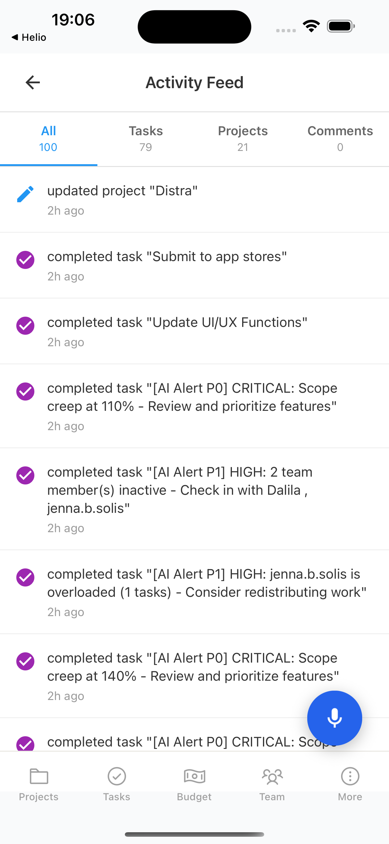 Helio-PM  - Screenshot 5 showing product features and functionality