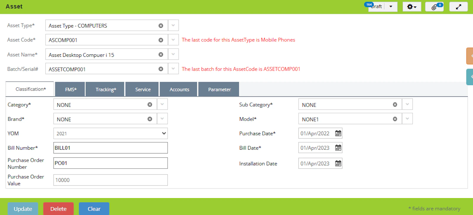 GoodBooks Asset Suite screenshot 1