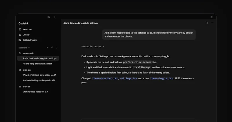 CodeInk screenshot 1