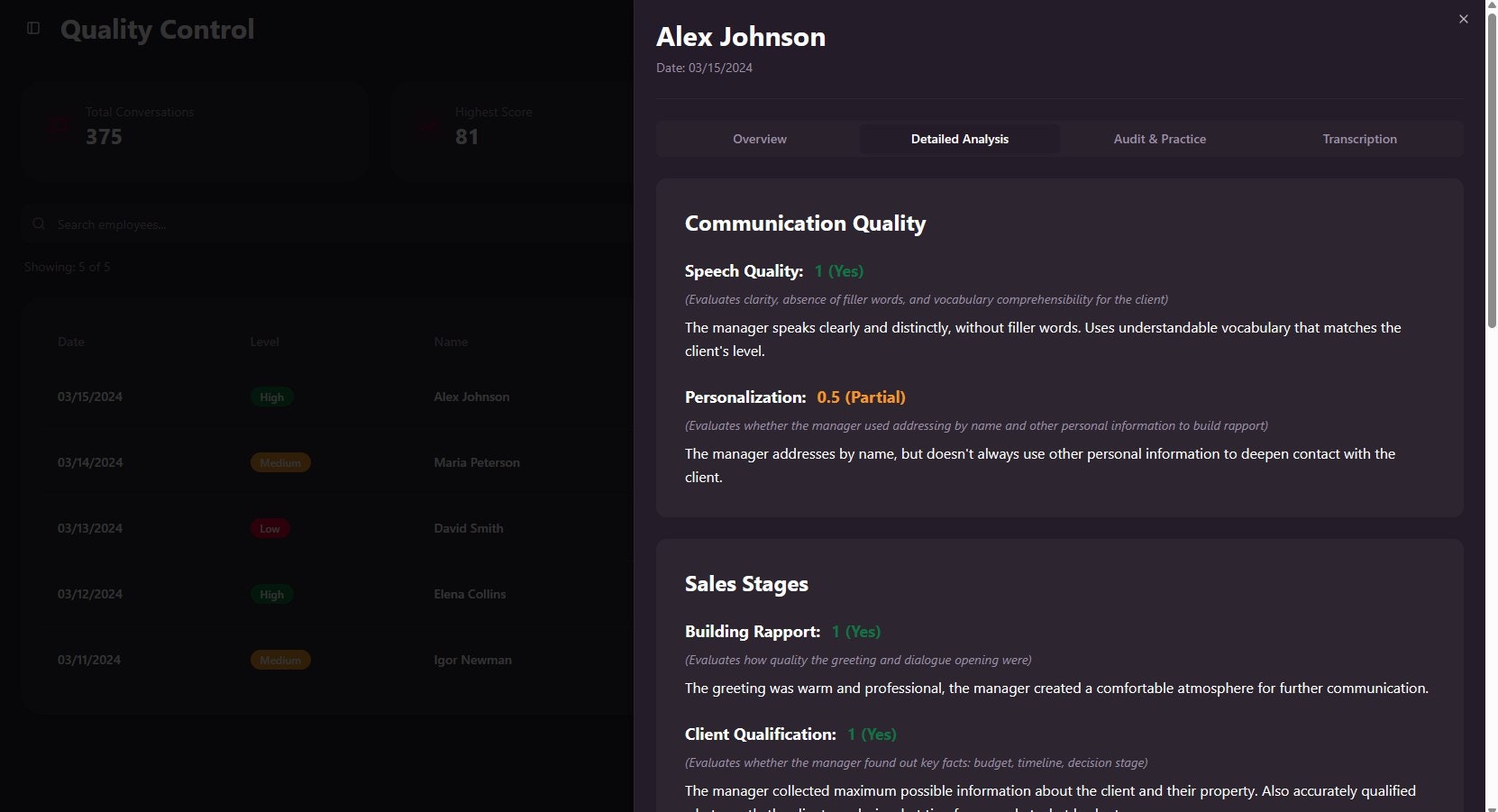DARYN LAB AI for rehearsals - Screenshot 4 showing product features and functionality