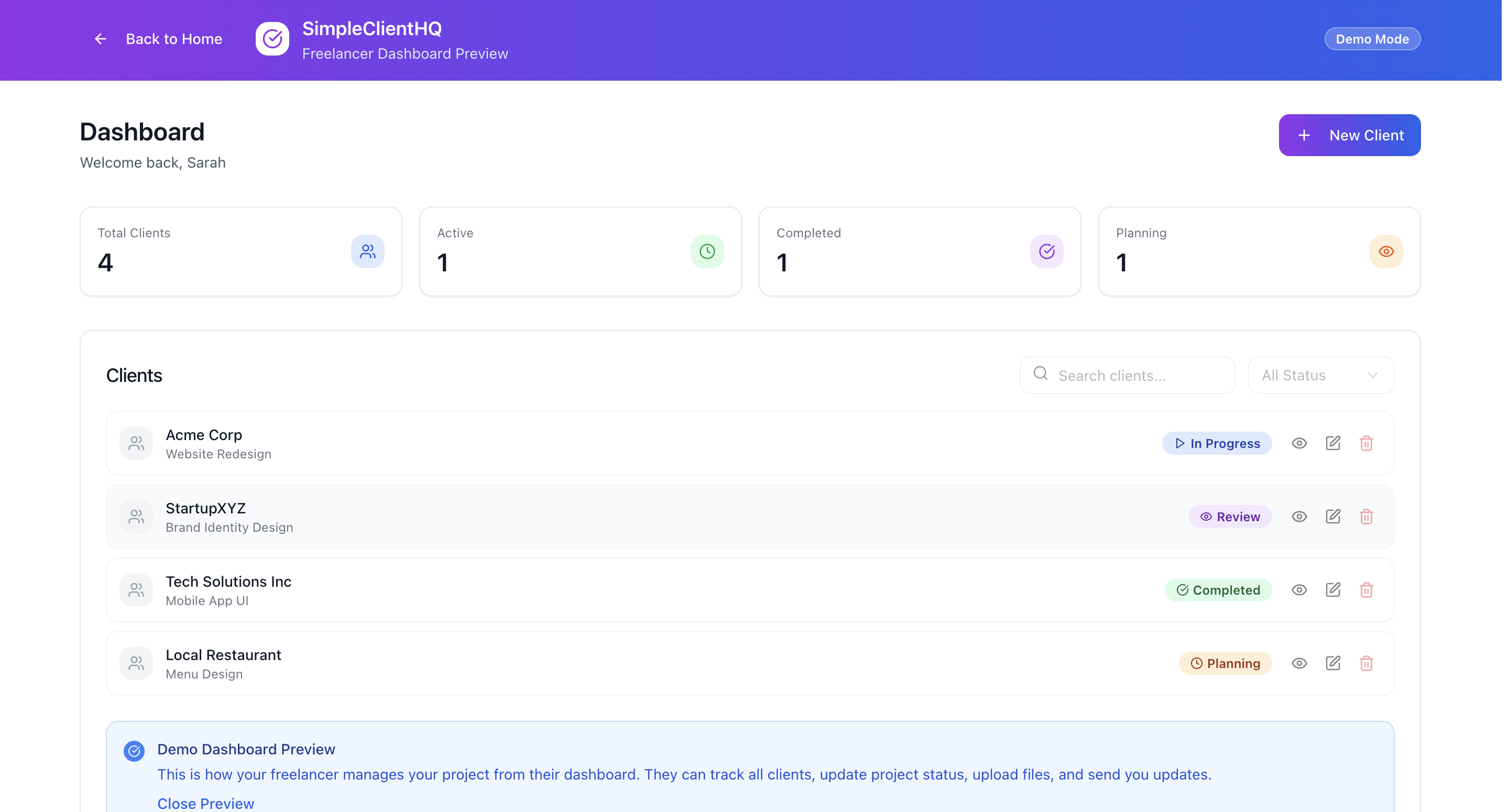 SimpleClienthq - Automatice la comunicación del cliente y las actualizaciones de proyectos con facilidad. media 2