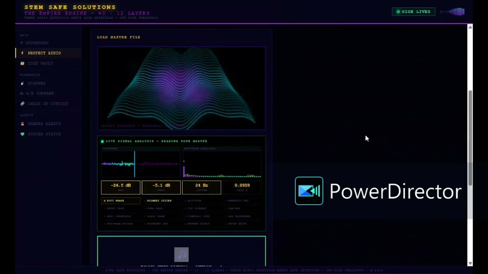 Tier Audio Protection screenshot 1 (video preview)