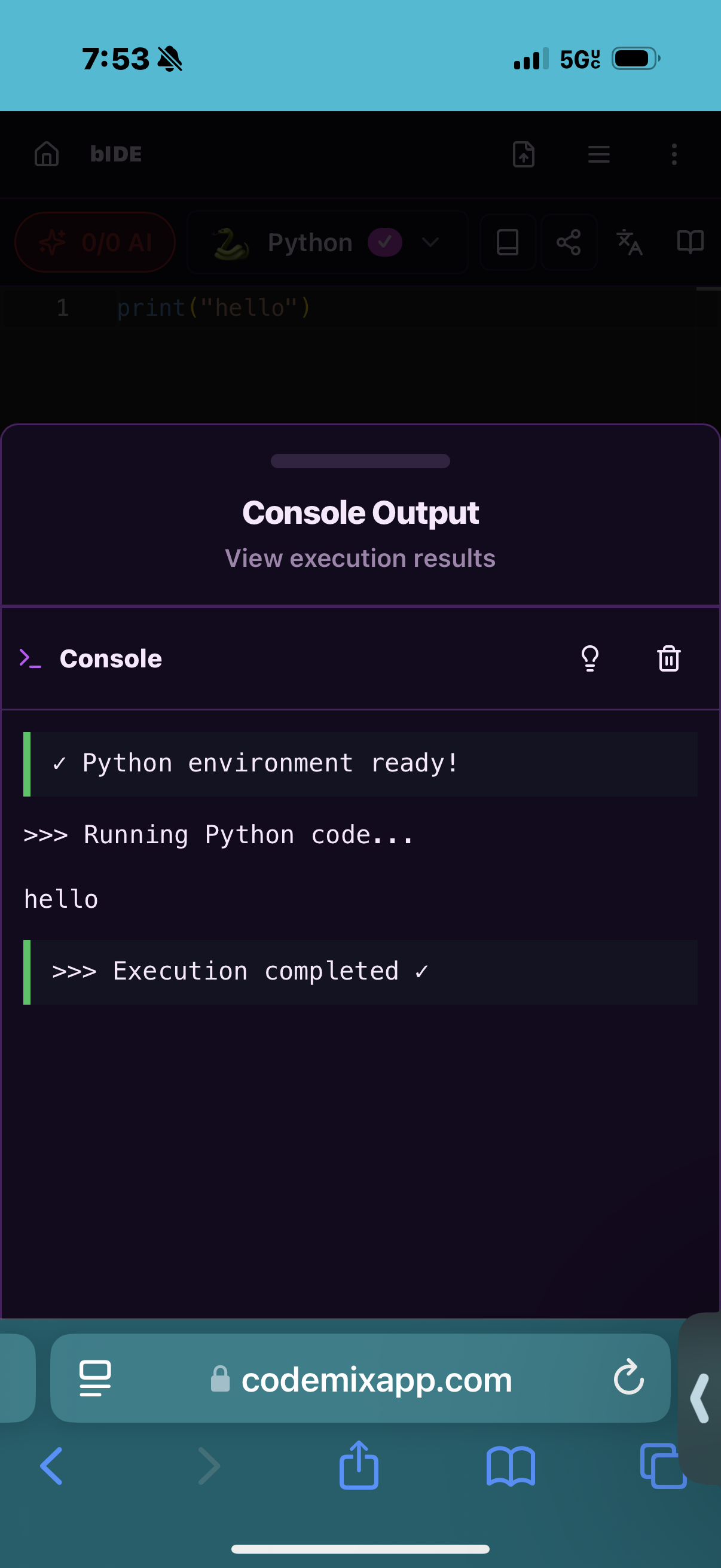 bIDE (Browser IDE for Python, R and etc) gallery image