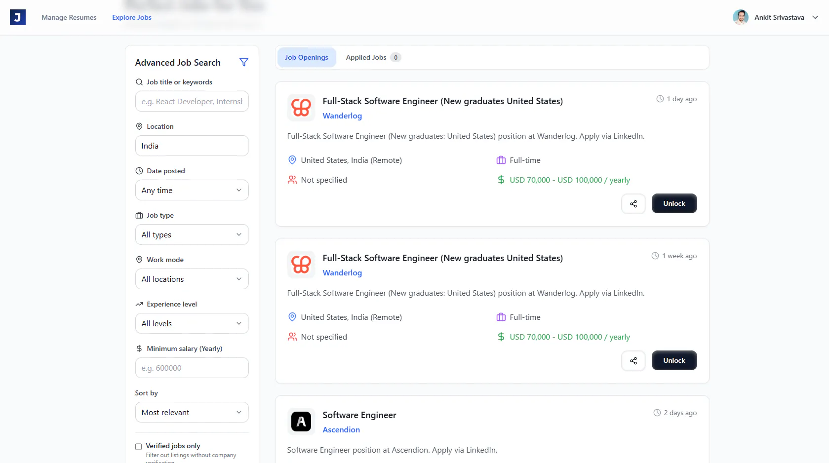 JobProt: Tinder for Hiring gallery image