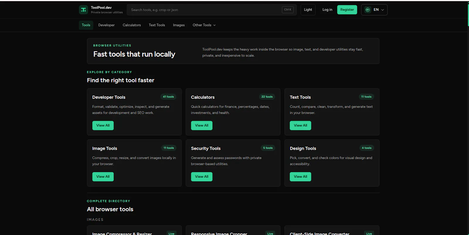 ToolPool.dev screenshot 1