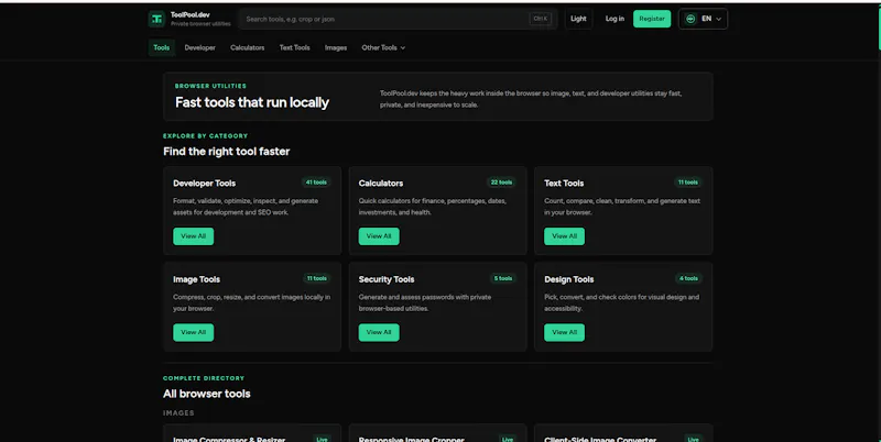 ToolPool.dev screenshot 1