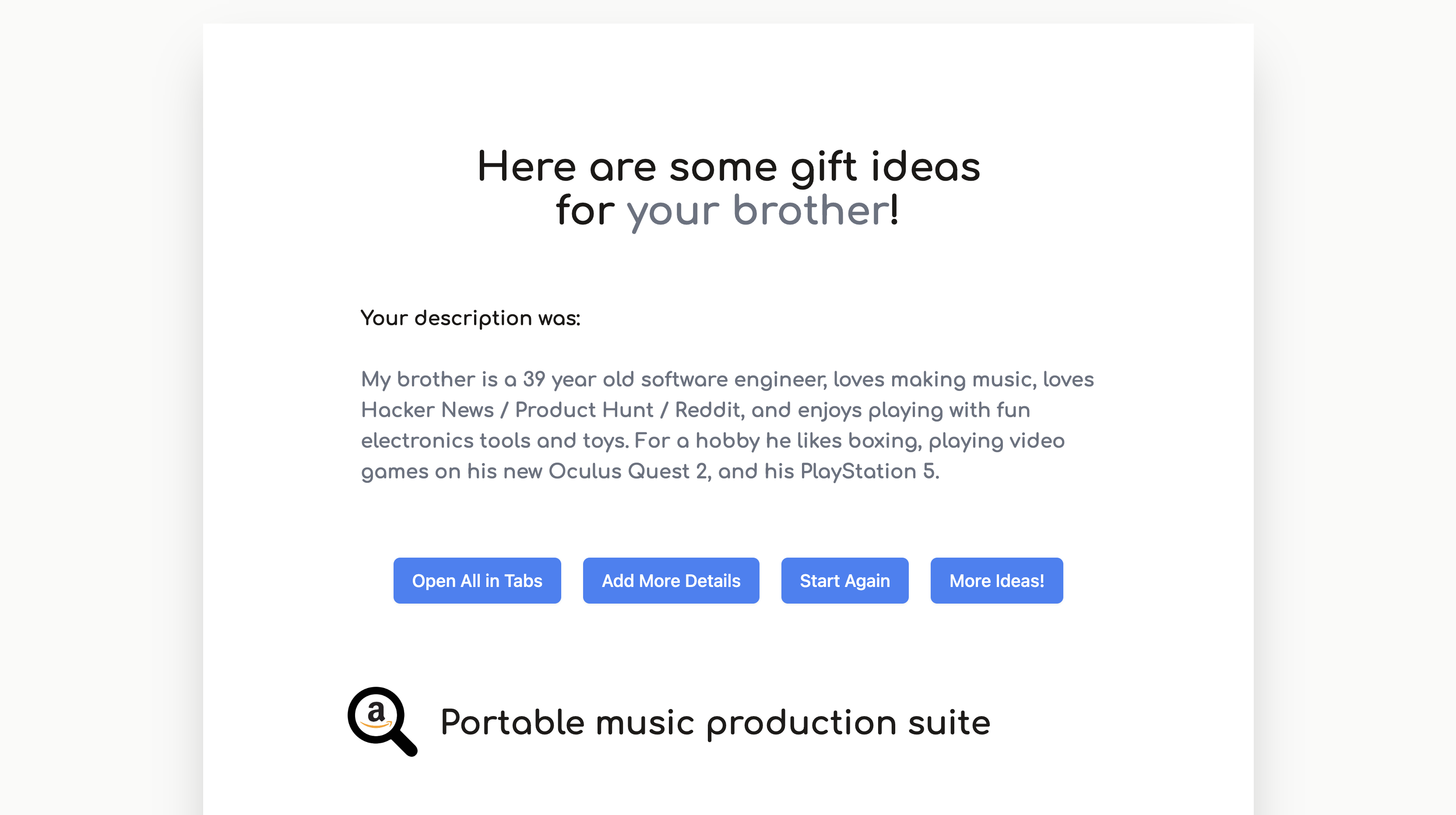 Gift Genie AI media 5