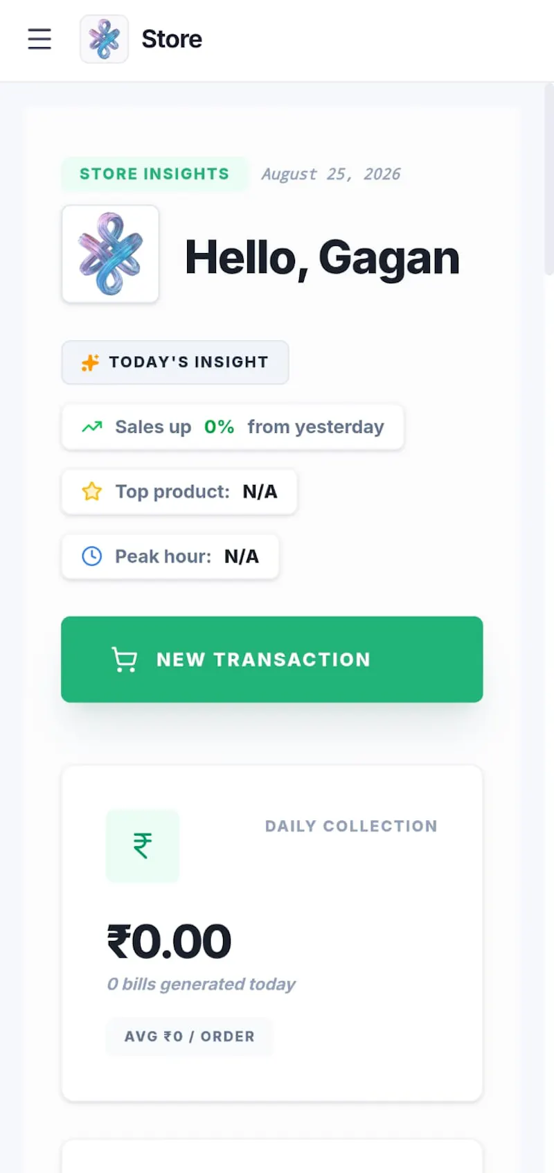 Cortinex Billing System screenshot 2