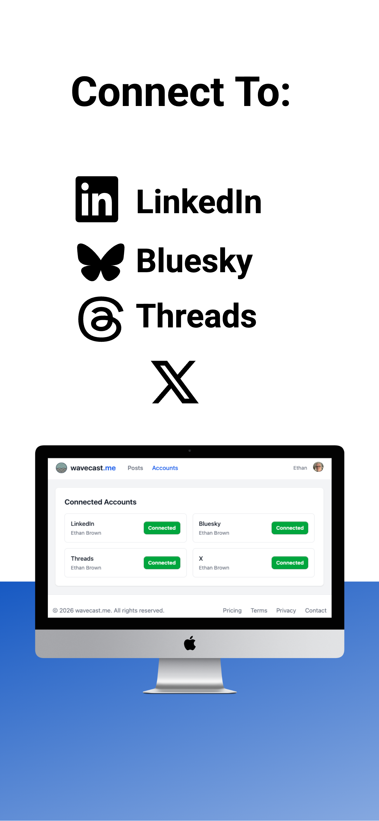 Wavecast - Screenshot 2 showing product features and functionality