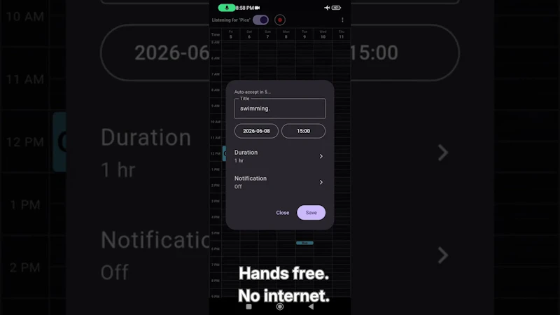 Hands Free Appointments Offline screenshot 1 (video preview)