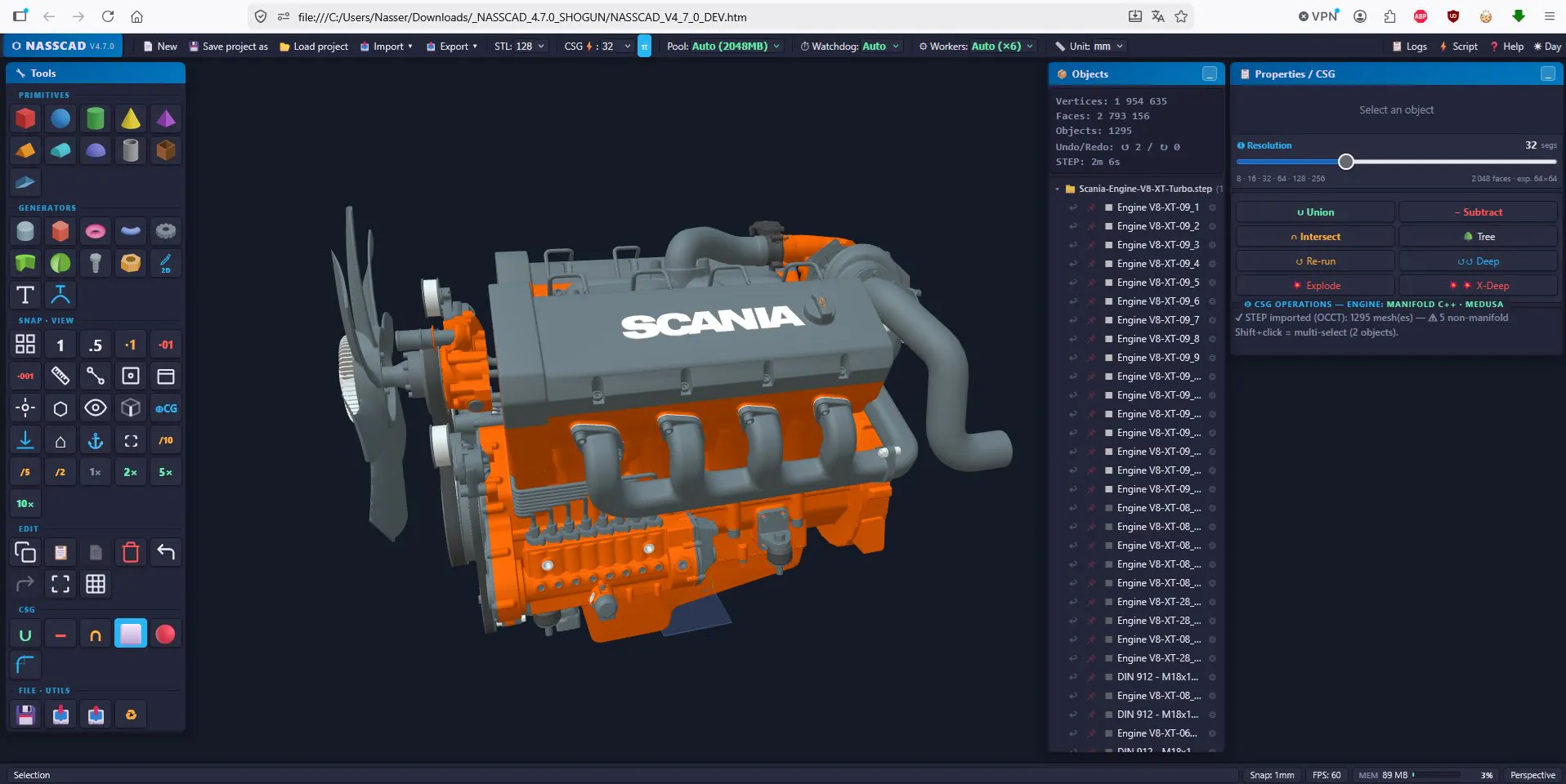 NASSCAD 4.7.0 — MEDUSA gallery image
