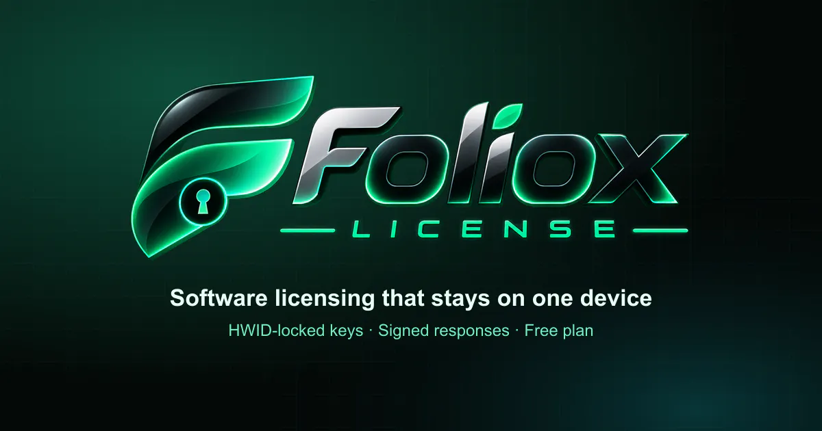 Foliox License gallery image