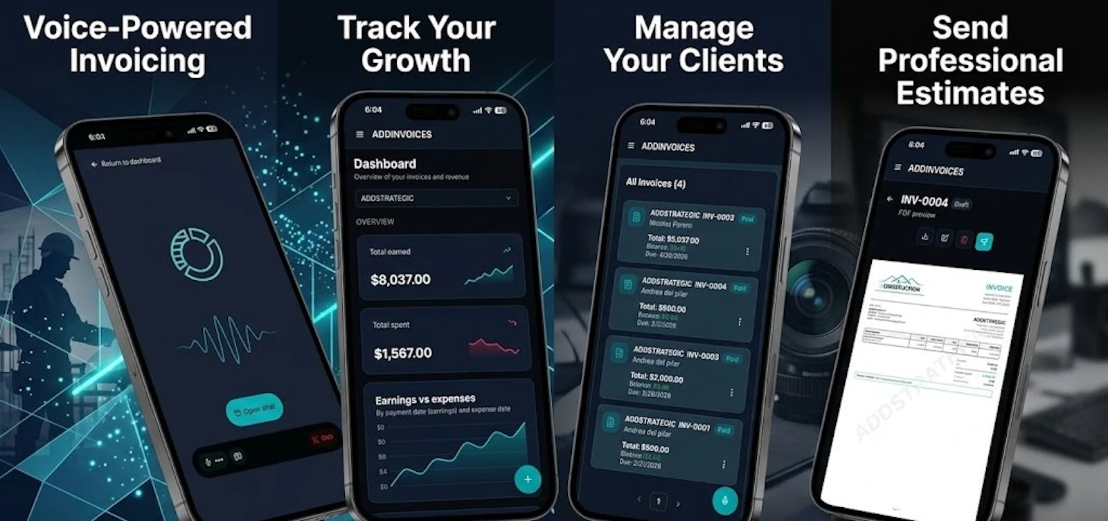 ADDINVOICES screenshot 2