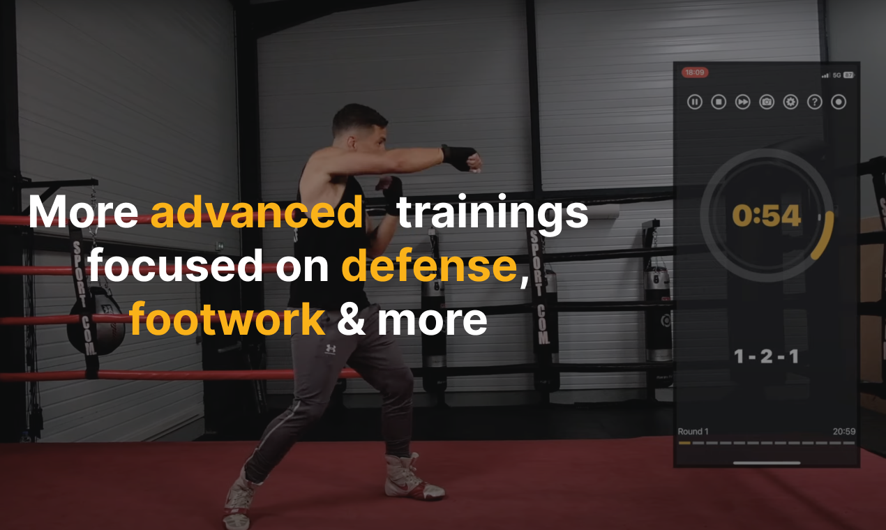 Die Shadow Boxing App - Lernen und üben Sie das Boxen mit einem virtuellen Trainer. Medien 4
