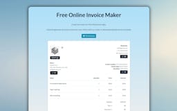 Free Invoice Maker media 1