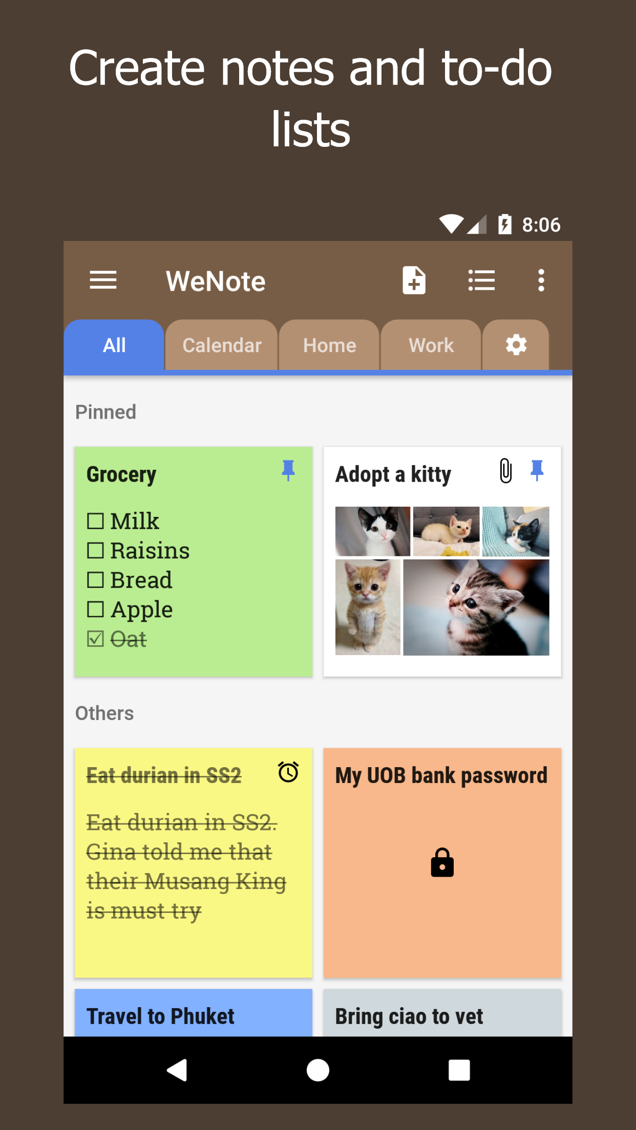 WeNote - Notes, To-do lists, Reminders & Calendar gallery image