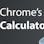 Calculator inside Chrome Browser