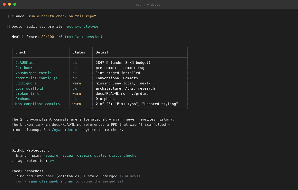  Nyann – Project Governance for Claude gallery image