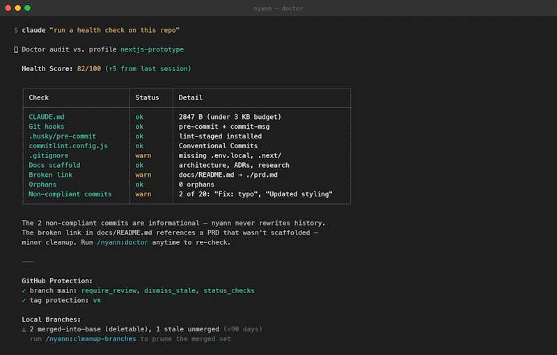  Nyann – Project Governance for Claude screenshot 3