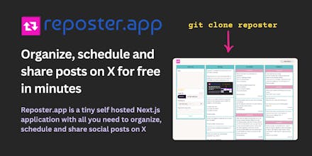 X Plattformintegration: Ein Bild, das zeigt, wie die Reposter-App Ihre Präsenz in den sozialen Medien auf der X-Plattform verbessern kann.