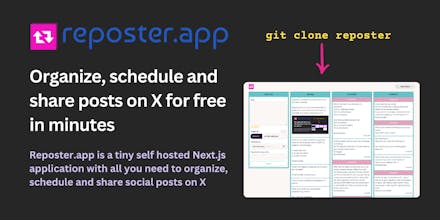 Интеграция на X платформе: Иллюстрация, показывающая, как приложение Reposter может улучшить ваше присутствие в социальных сетях на X платформе.