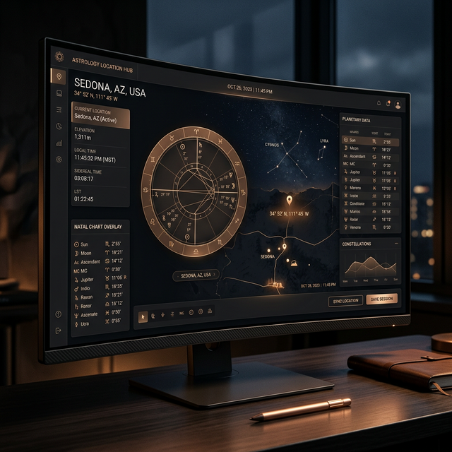 Astrocartography gallery image