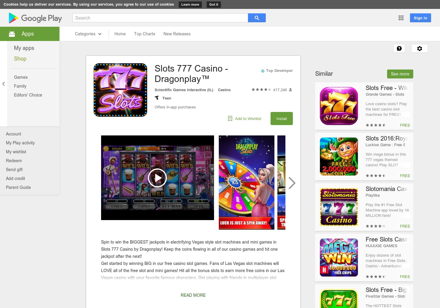 Slot 777 Casino by Dragonplay! media 1