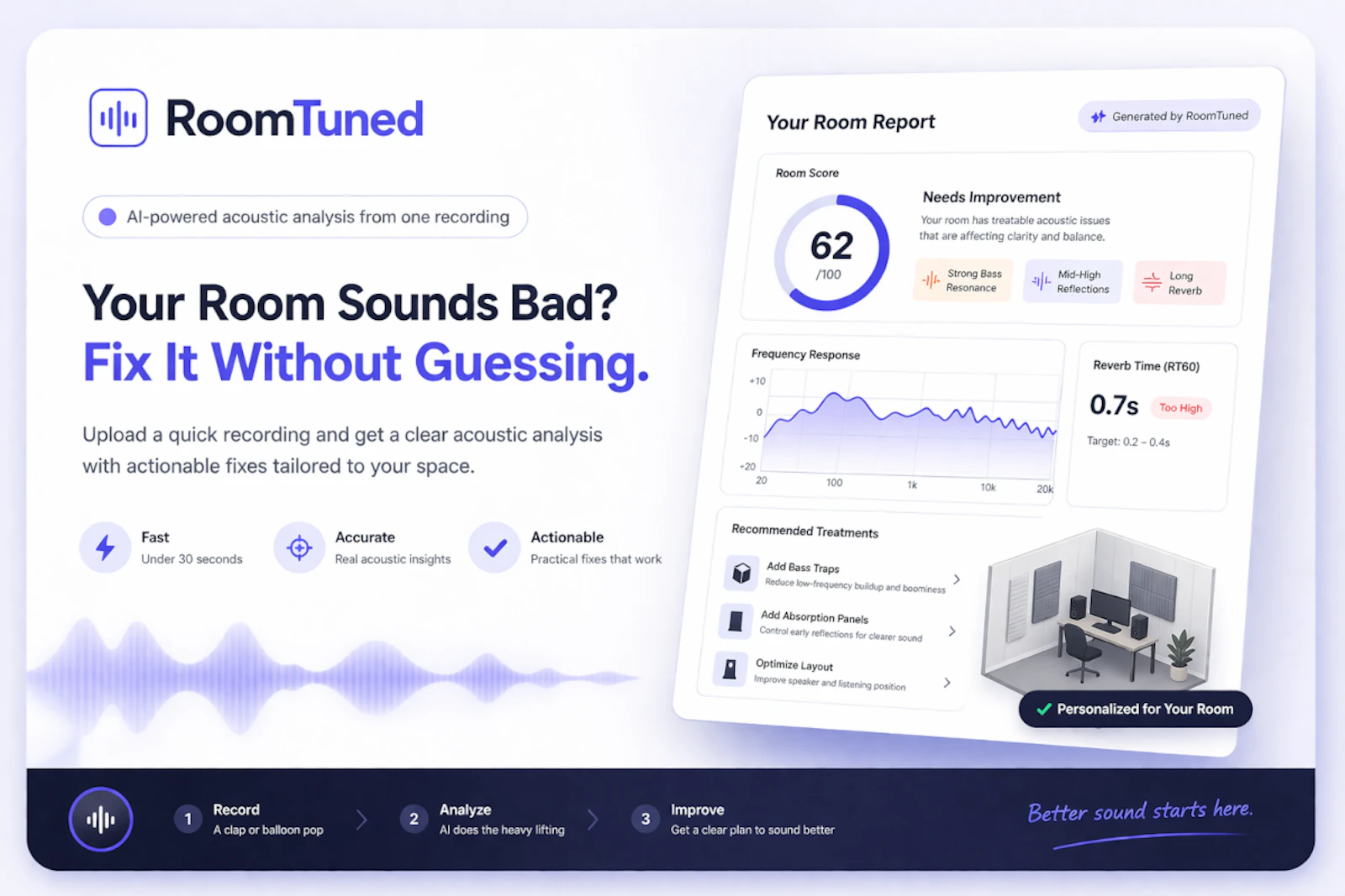 RoomTuned screenshot 1