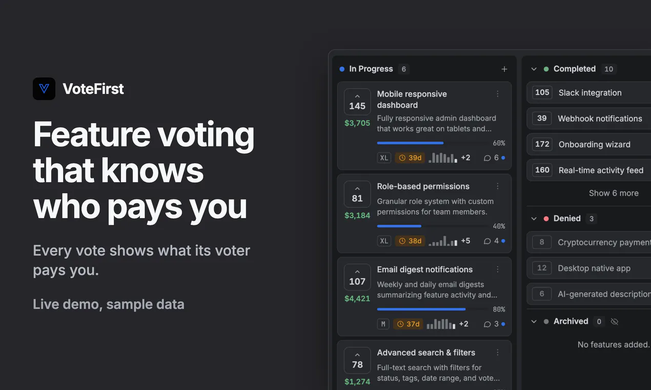 VoteFirst gallery image