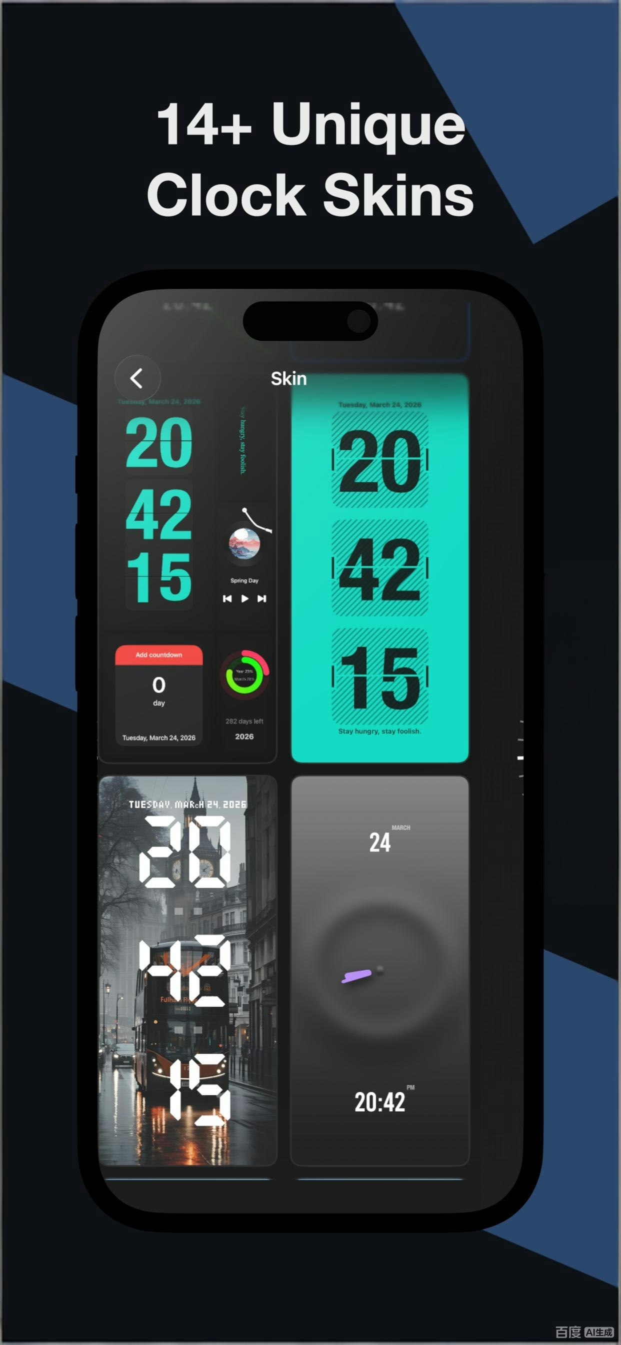 Clock X - Flip Clock & Focus gallery image