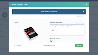 Postal.io for HubSpot gallery image