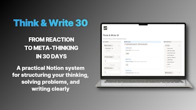 Think & Write 30 - First Brain System gallery image