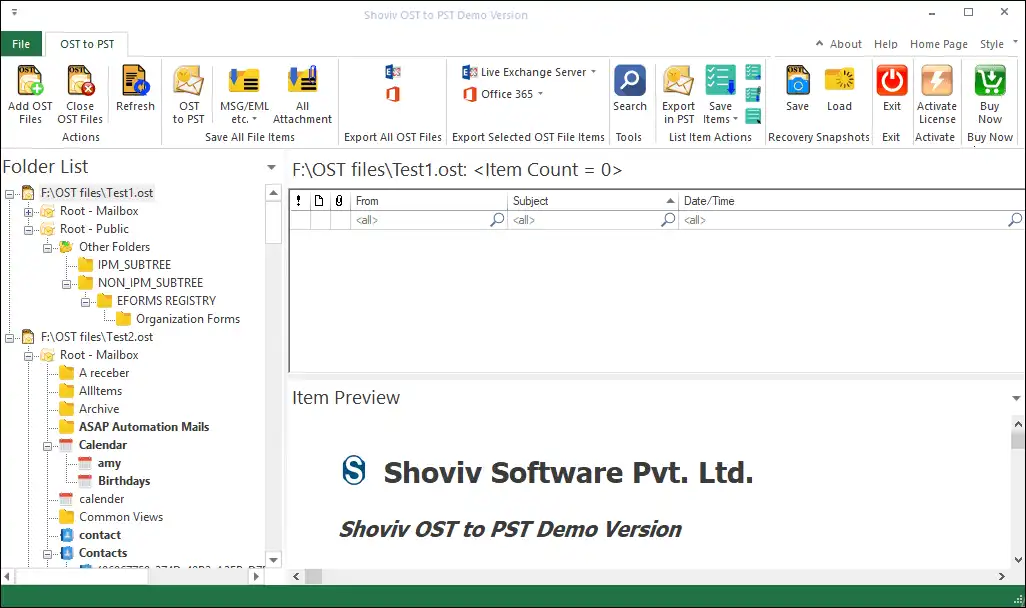 shoviv ost到PST转换器工具媒体2