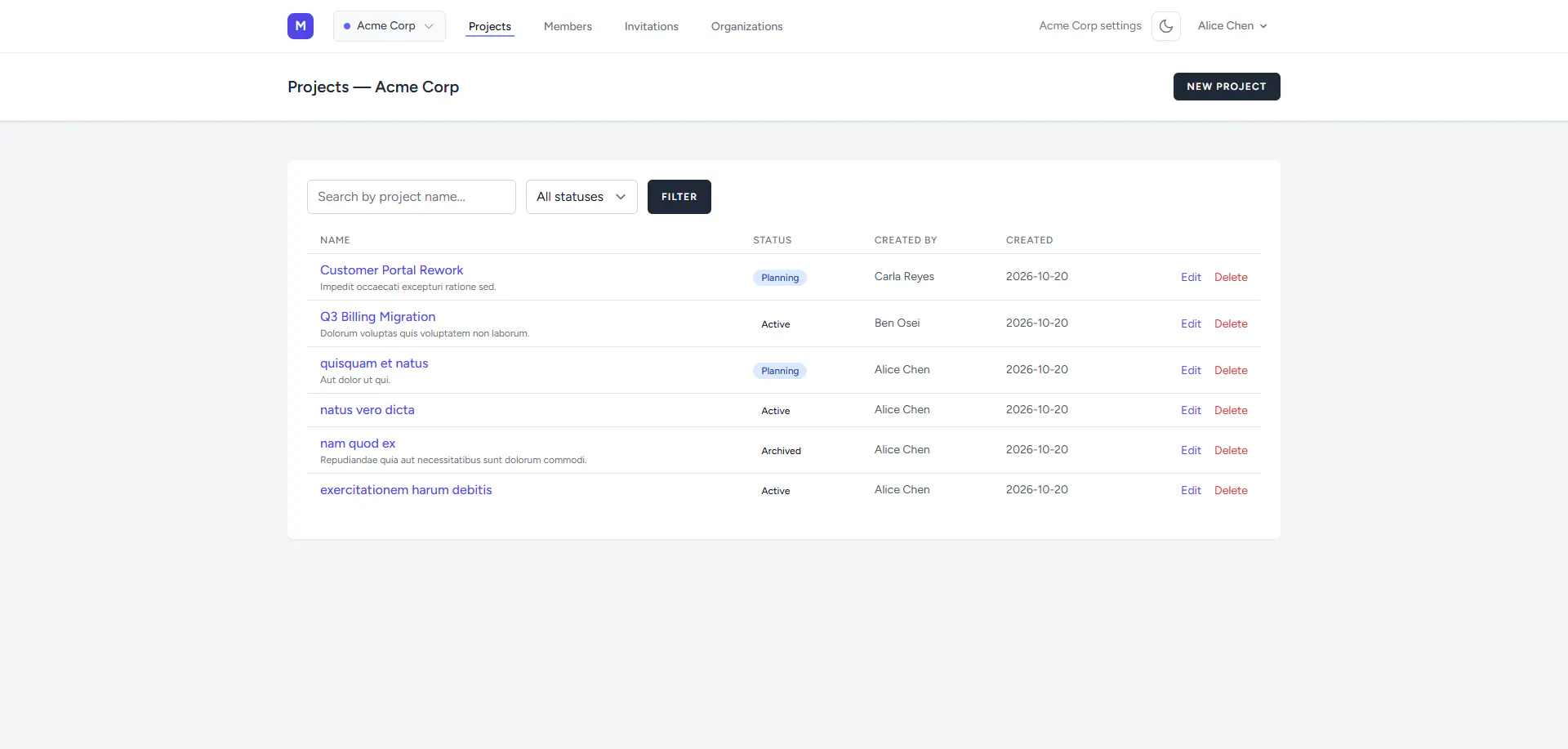 Laravel Multi-Tenant SaaS Starter Kit gallery image