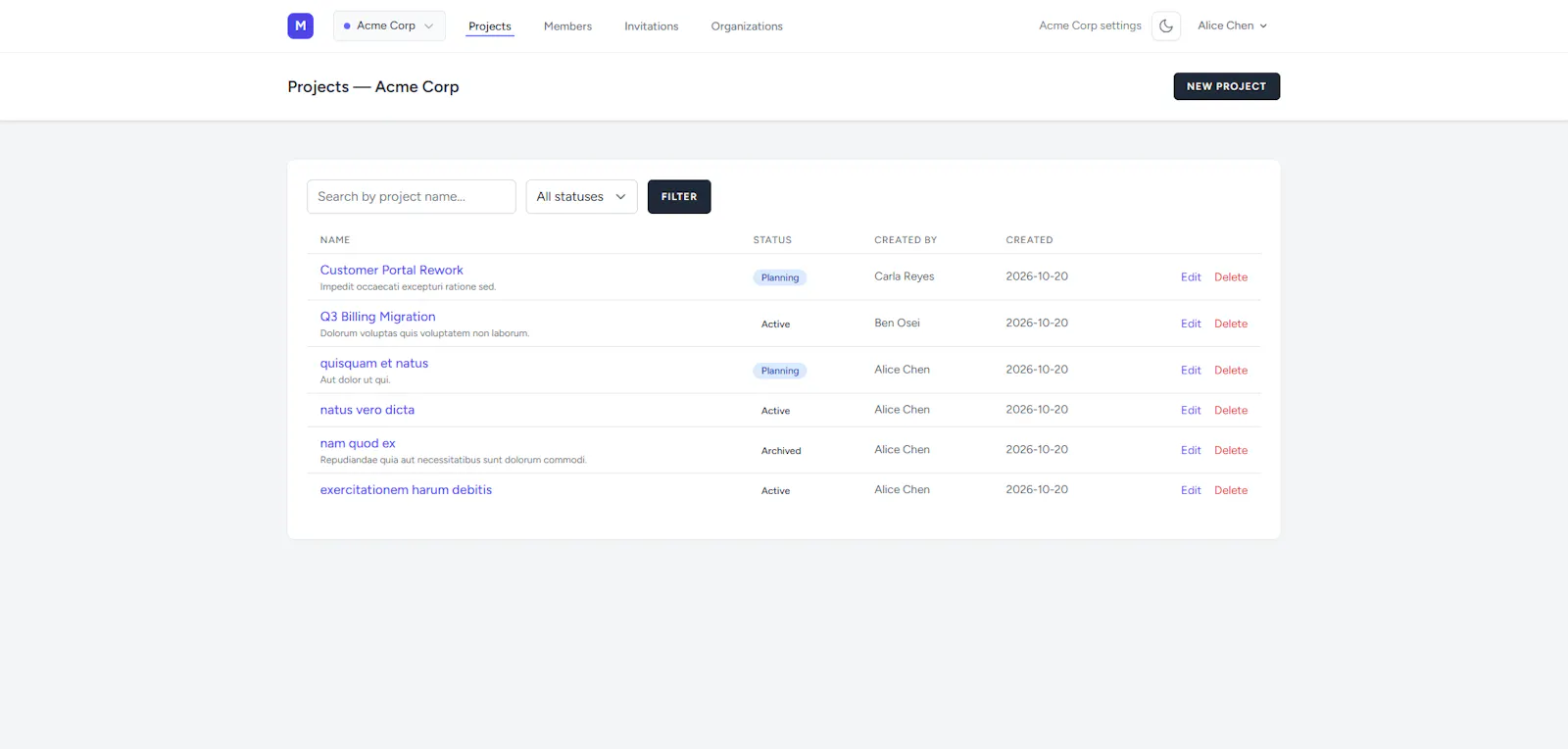 Laravel Multi-Tenant SaaS Starter Kit screenshot 1