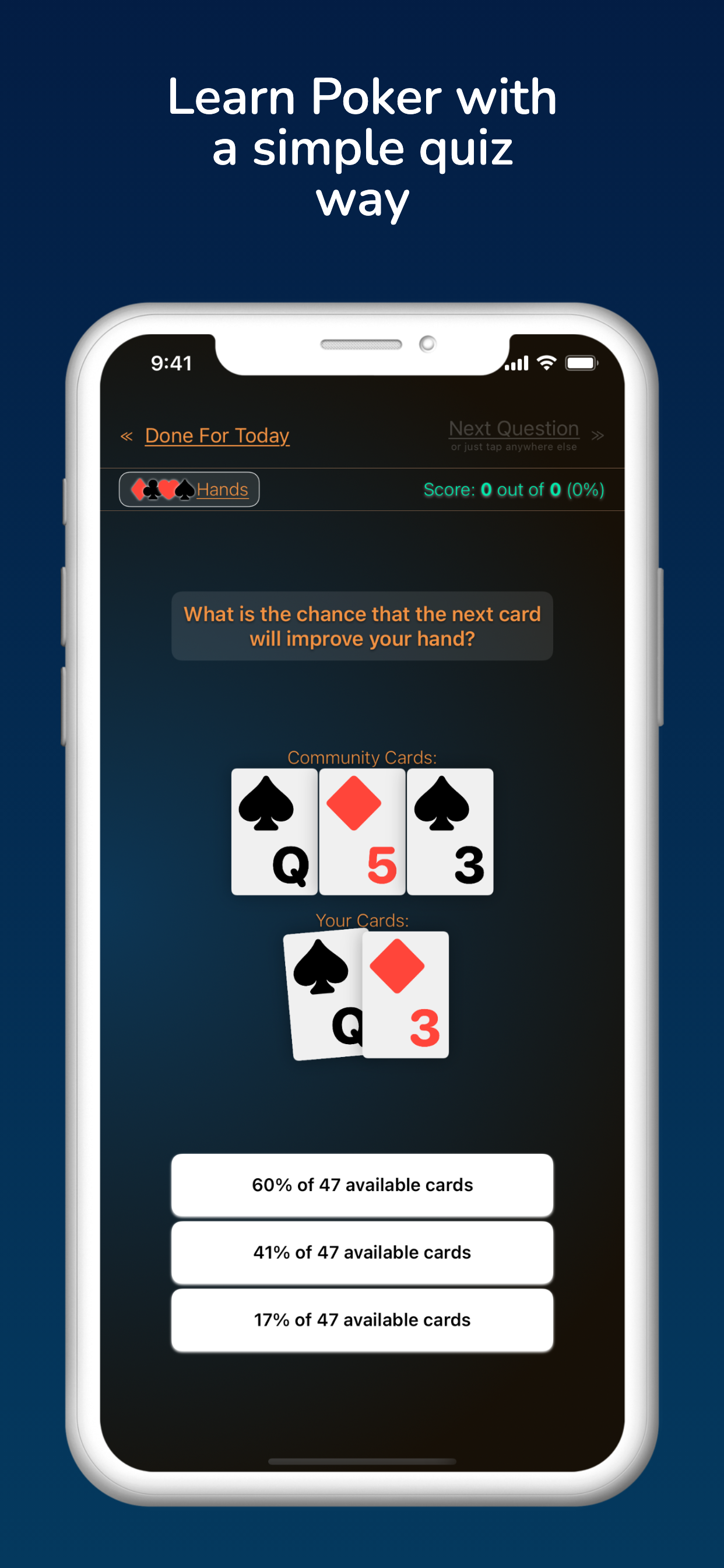 Learn Poker Hands Poker trivia and probabilities Product Hunt
